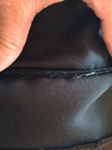 Inside a designer piece of tailoring. You can just see the twill tape. This waistband was secured by about 5 different methods. It's really impressive, and humbling. 